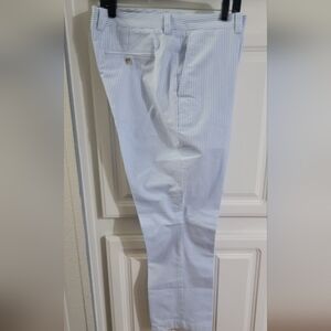 Vineyard Vines Light Blue Striped Dress Pants